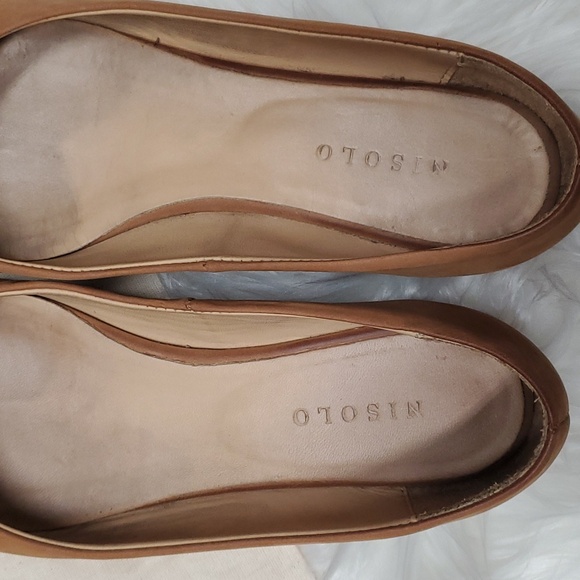 Nisolo Ava Ballerina Suede Flat Size 6.5 - Picture 2 of 7